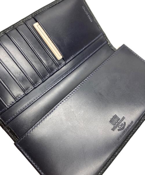 Whitehouse Cox（ホワイトハウスコックス）Whitehouse Cox (ホワイトハウスコックス) LONG WALLET ネイビーの古着・服飾アイテム