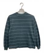 THE NORTHFACE PURPLELABELザ・ノースフェイス パープルレーベル）の古着「Field Striped Mockneck」｜グリーン