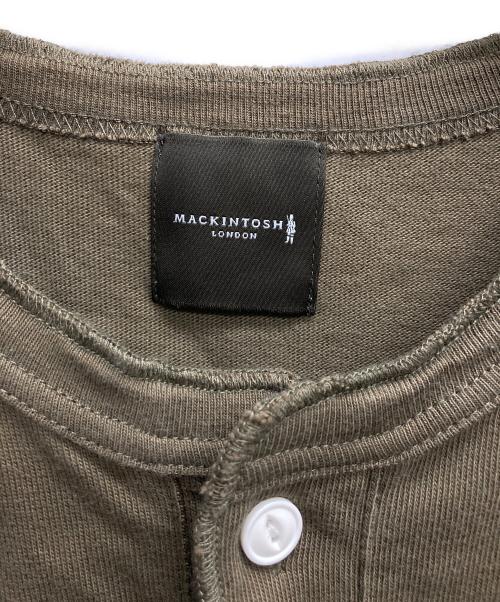 MACKINTOSH LONDON（マッキントッシュ ロンドン）MACKINTOSH LONDON (マッキントッシュ ロンドン) ヘンリーネックカットソー カーキ サイズ:Mの古着・服飾アイテム