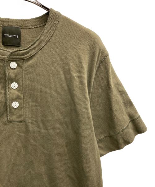 MACKINTOSH LONDON（マッキントッシュ ロンドン）MACKINTOSH LONDON (マッキントッシュ ロンドン) ヘンリーネックカットソー カーキ サイズ:Mの古着・服飾アイテム