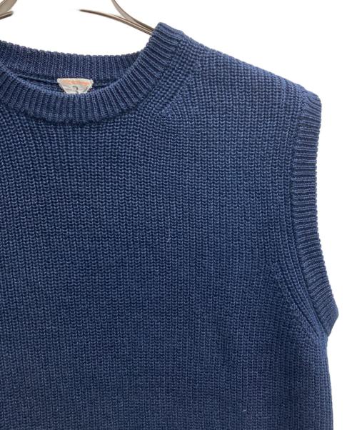 filmelange（フィルメランジェ）filmelange (フィルメランジェ) GEOFFニットベスト ネイビー サイズ:3の古着・服飾アイテム
