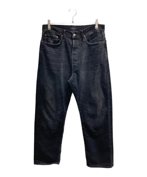 POLO RALPH LAUREN（ポロ・ラルフローレン）POLO RALPH LAUREN (ポロ・ラルフローレン) ストレートブラックデニム ブラック サイズ:ｗ32の古着・服飾アイテム