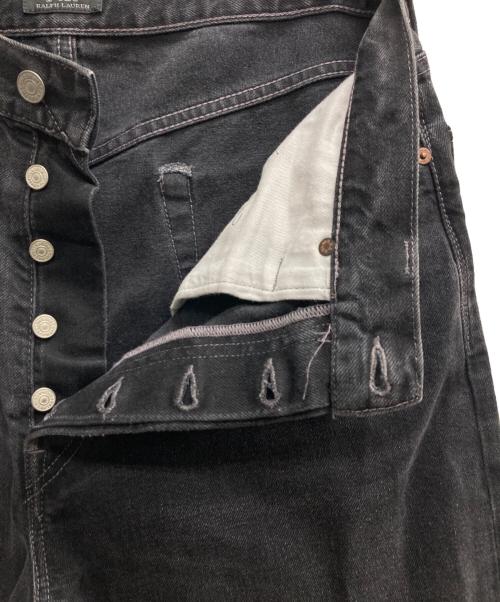 POLO RALPH LAUREN（ポロ・ラルフローレン）POLO RALPH LAUREN (ポロ・ラルフローレン) ストレートブラックデニム ブラック サイズ:ｗ32の古着・服飾アイテム