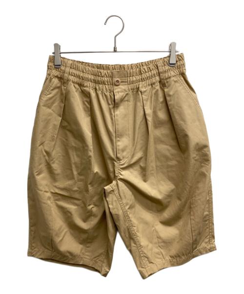 BROOKLYN OVERALL（ブルックリンオーバーオール）BROOKLYN OVERALL (ブルックリンオーバーオール) バルーンショーツ ベージュ サイズ:Lの古着・服飾アイテム