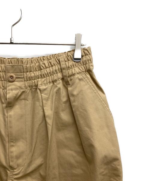 BROOKLYN OVERALL（ブルックリンオーバーオール）BROOKLYN OVERALL (ブルックリンオーバーオール) バルーンショーツ ベージュ サイズ:Lの古着・服飾アイテム