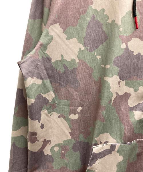 F//H（エフエイチ）F//H (エフエイチ) FREELY CIRCLE LOGO RASH ZIP HOODIE カーキ サイズ:XL 未使用品の古着・服飾アイテム