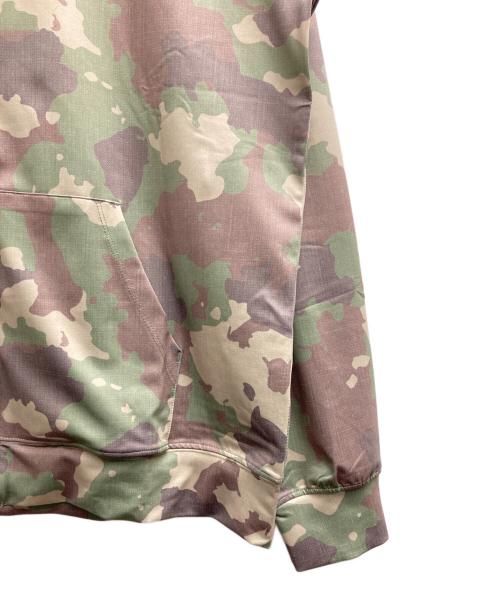 F//H（エフエイチ）F//H (エフエイチ) FREELY CIRCLE LOGO RASH ZIP HOODIE カーキ サイズ:XL 未使用品の古着・服飾アイテム