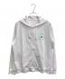 F//H（エフエイチ）の古着「FREELY CIRCLE LOGO RASH ZIP HOODIE」｜ホワイト