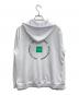 中古・古着 F//H (エフエイチ) FREELY CIRCLE LOGO RASH ZIP HOODIE ホワイト サイズ:XL 未使用品：3000円