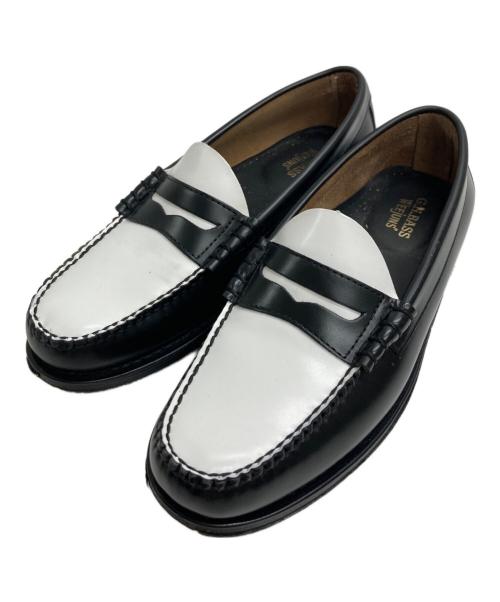 G.H.BASS（ジーエイチバス）G.H.BASS (ジーエイチバス) コンビローファー ブラック サイズ:7.5の古着・服飾アイテム