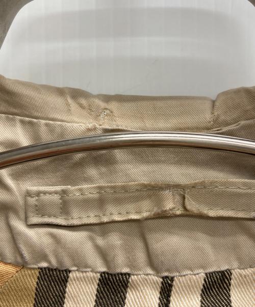BURBERRY（バーバリー）BURBERRY (バーバリー) 裏ノバチェックステンカラーコート ベージュ サイズ:10 SHORTの古着・服飾アイテム