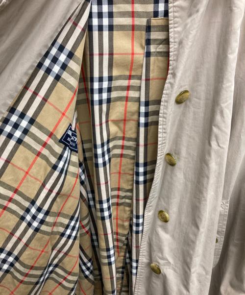 BURBERRY（バーバリー）BURBERRY (バーバリー) 裏ノバチェックステンカラーコート ベージュ サイズ:10 SHORTの古着・服飾アイテム