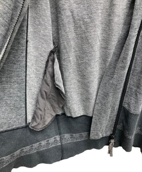 Vivienne Westwood RED LABEL（ヴィヴィアンウエストウッドレッドレーベル）Vivienne Westwood RED LABEL (ヴィヴィアンウエストウッドレッドレーベル) ジップパーカー グレー サイズ:Ｍの古着・服飾アイテム