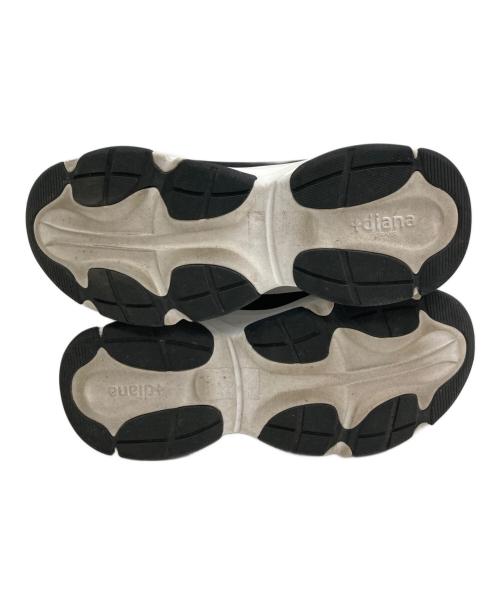 +DIANA（プラスダイアナ）+diana (プラスダイアナ) 厚底ソックススニーカー ブラック サイズ:24の古着・服飾アイテム