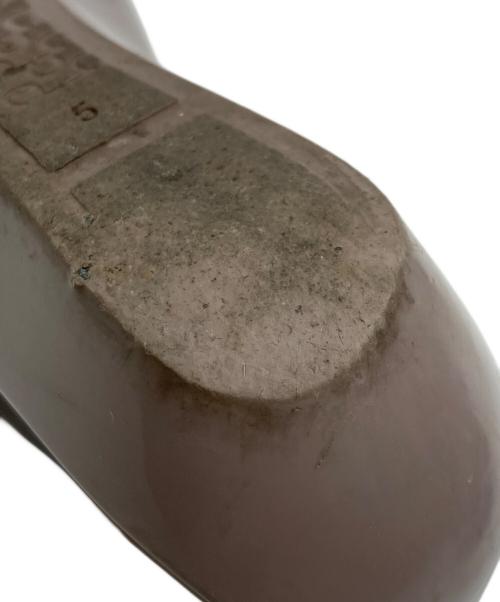 Salvatore Ferragamo（サルヴァトーレ フェラガモ）Salvatore Ferragamo (サルヴァトーレ フェラガモ) ヴァラリボンラバーパンプス ラベンダー サイズ:5の古着・服飾アイテム