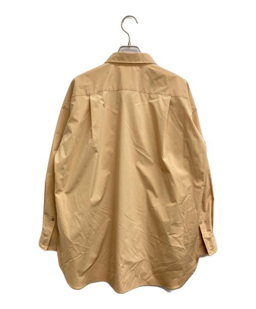 PLST（プラステ）PLST (プラステ) タイプライターワイドシャツ ブラウン サイズ:Sの古着・服飾アイテム