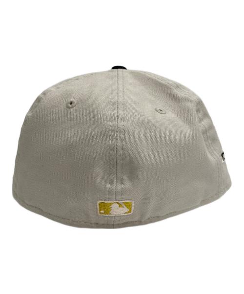 New Era（ニューエラ）New Era (ニューエラ) Two Tone Stone キャップ ベージュ×ブラック サイズ:7 1/4の古着・服飾アイテム