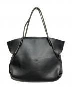 Enseアンサ）の古着「レザートートバッグM」｜ブラック