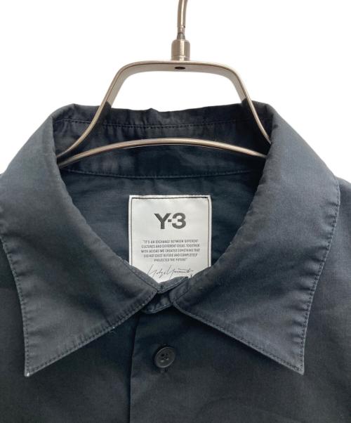 Y-3（ワイスリー）Y-3 (ワイスリー) W CLASSIC SHIRT ブラック サイズ:XSの古着・服飾アイテム