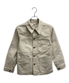 le travailleur gallice（ル・トラヴァイユール・ガリス）の古着「フレンチモールスキンジャケット」｜ホワイト