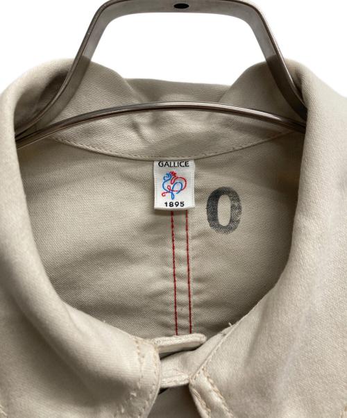 le travailleur gallice（ル・トラヴァイユール・ガリス）le travailleur gallice (ル・トラヴァイユール・ガリス) フレンチモールスキンジャケット ホワイトの古着・服飾アイテム