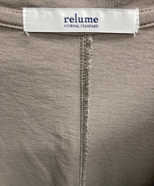 JOURNAL STANDARD relume（ジャーナルスタンダード レリューム）JOURNAL STANDARD relume (ジャーナルスタンダード レリューム) MVSコットンワンピース ベージュ サイズ:FREEの古着・服飾アイテム