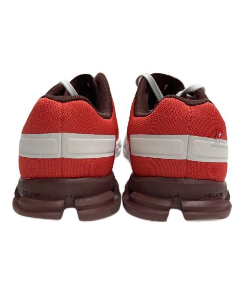 on（オン）On (オン) Cloudflow ホワイト×レッド サイズ:24㎝の古着・服飾アイテム