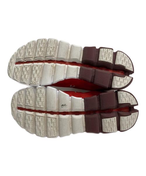 on（オン）On (オン) Cloudflow ホワイト×レッド サイズ:24㎝の古着・服飾アイテム