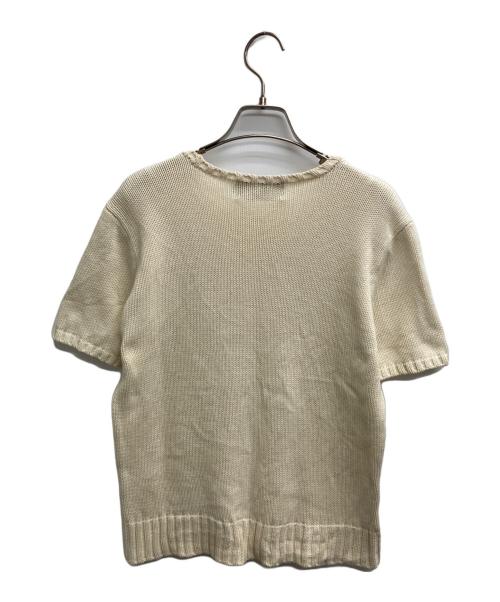 POLO SPORT（ポロスポーツ）POLO SPORT (ポロスポーツ) 半袖ニット ベージュ サイズ:Mの古着・服飾アイテム