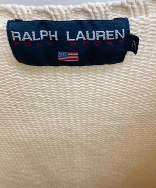 POLO SPORT（ポロスポーツ）POLO SPORT (ポロスポーツ) 半袖ニット ベージュ サイズ:Mの古着・服飾アイテム