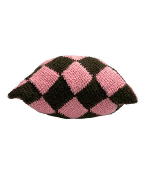 MARNI（マルニ）MARNI (マルニ) MARKET DIAMOND BAG ブラウン×ピンクの古着・服飾アイテム