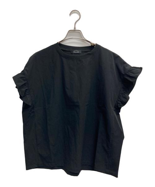 coen（コーエン）coen (コーエン) ポーチ付きフリルTEE＆スカート ブラック サイズ:L 未使用品の古着・服飾アイテム