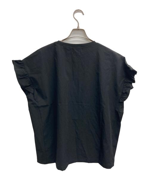 coen（コーエン）coen (コーエン) ポーチ付きフリルTEE＆スカート ブラック サイズ:L 未使用品の古着・服飾アイテム
