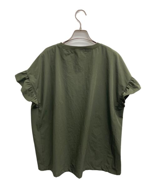 coen（コーエン）coen (コーエン) ポーチ付きフリルTEE＆スカート カーキ サイズ:L 未使用品の古着・服飾アイテム