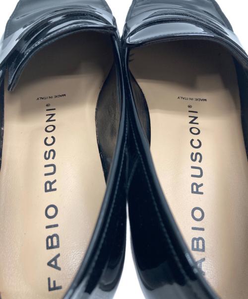 FABIO RUSCONI（ファビオルスコーニ）FABIO RUSCONI (ファビオルスコーニ) コインローファー ブラック サイズ:38の古着・服飾アイテム