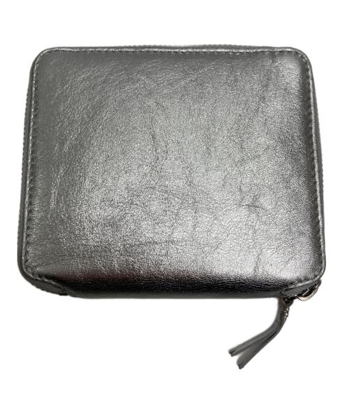 COMME des GARCONS（コムデギャルソン）COMME des GARCONS (コムデギャルソン) ZIP WALLET シルバーの古着・服飾アイテム