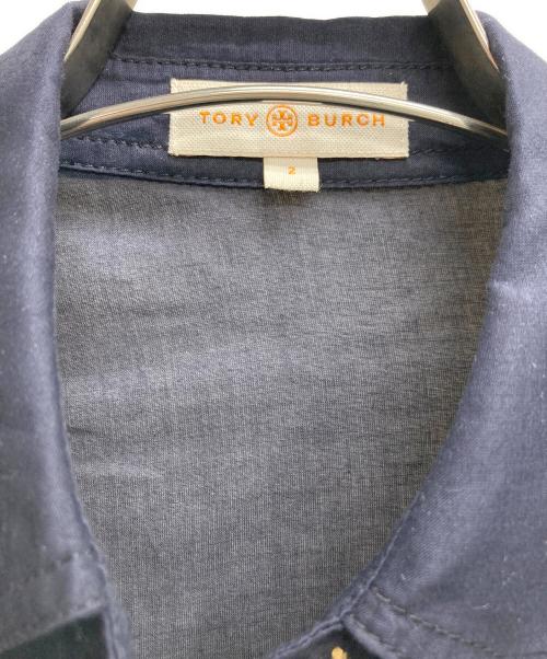 TORY BURCH（トリーバーチ）TORY BURCH (トリーバーチ) 金釦シャツ ネイビー サイズ:2の古着・服飾アイテム