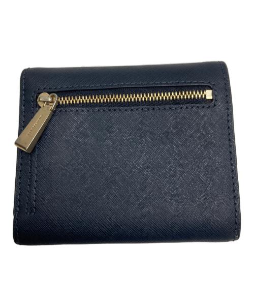 MICHAEL KORS（マイケル・コース）MICHAEL KORS (マイケルコース) 3つ折り財布 ネイビーの古着・服飾アイテム