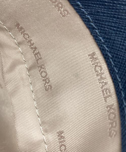 MICHAEL KORS（マイケル・コース）MICHAEL KORS (マイケルコース) 3つ折り財布 ネイビーの古着・服飾アイテム