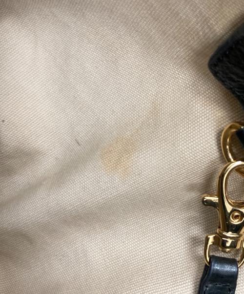 TORY BURCH（トリーバーチ）TORY BURCH (トリーバーチ) レザートートバッグ ブラックの古着・服飾アイテム