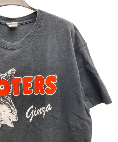 HOOTERS（フーターズ）HOOTERS (フーターズ) プリントTシャツ ブラック サイズ:Lの古着・服飾アイテム