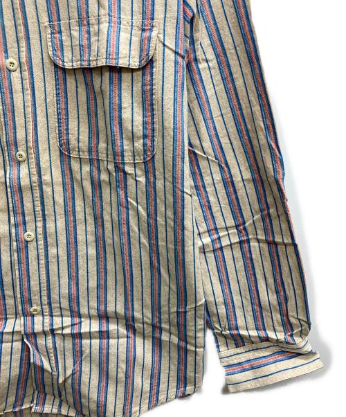 SUGAR CANE（シュガーケーン）SUGAR CANE (シュガーケーン) ストライプシャツ ベージュ サイズ:表記なしの古着・服飾アイテム