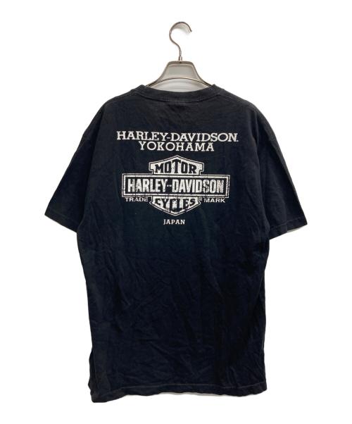 HARLEY-DAVIDSON（ハーレーダビッドソン）HARLEY-DAVIDSON (ハーレーダビッドソン) 両面プリントTシャツ ブラック サイズ:Lの古着・服飾アイテム