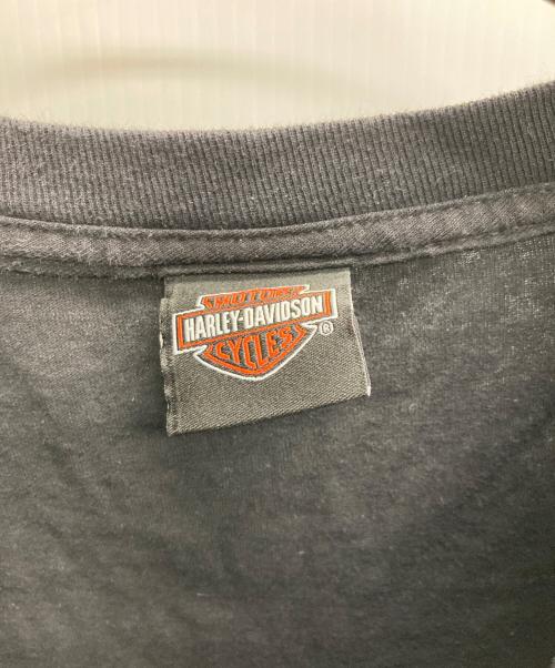 HARLEY-DAVIDSON（ハーレーダビッドソン）HARLEY-DAVIDSON (ハーレーダビッドソン) 両面プリントTシャツ ブラック サイズ:Lの古着・服飾アイテム