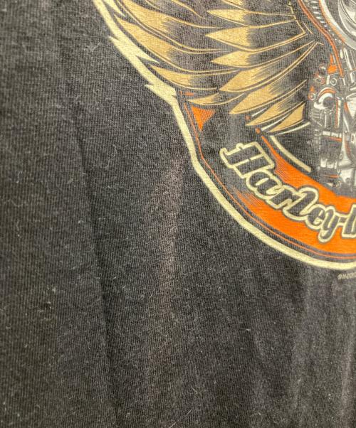 HARLEY-DAVIDSON（ハーレーダビッドソン）HARLEY-DAVIDSON (ハーレーダビッドソン) 両面プリントTシャツ ブラック サイズ:Lの古着・服飾アイテム