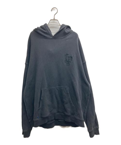 Lafayette（ラファイエット）Lafayette (ラファイエット) PIGMENT DYED LF LOGO HOODIE ブラック サイズ:Lの古着・服飾アイテム