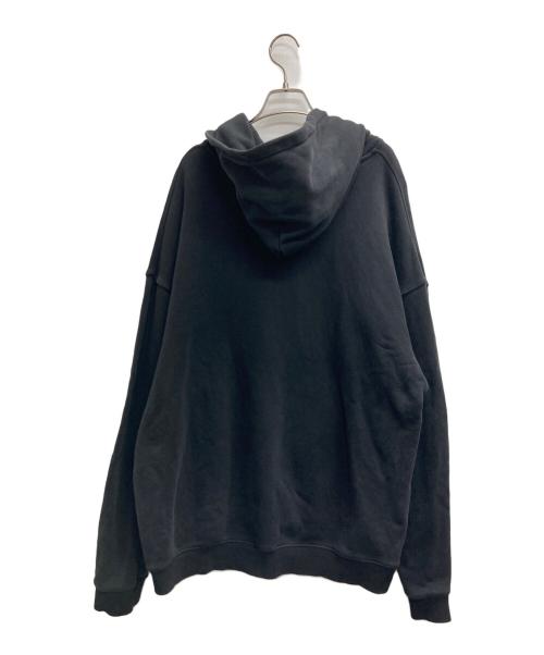 Lafayette（ラファイエット）Lafayette (ラファイエット) PIGMENT DYED LF LOGO HOODIE ブラック サイズ:Lの古着・服飾アイテム