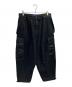 JUNYA WATANABE MAN（ジュンヤワタナベマン）の古着「24SS 綿裏毛×ナイロン Cargo Pants」｜ブラック