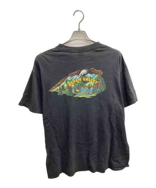 HARLEY-DAVIDSON（ハーレーダビッドソン）HARLEY-DAVIDSON (ハーレーダビッドソン) 両面プリントポケットTシャツ ブラック サイズ:XLの古着・服飾アイテム