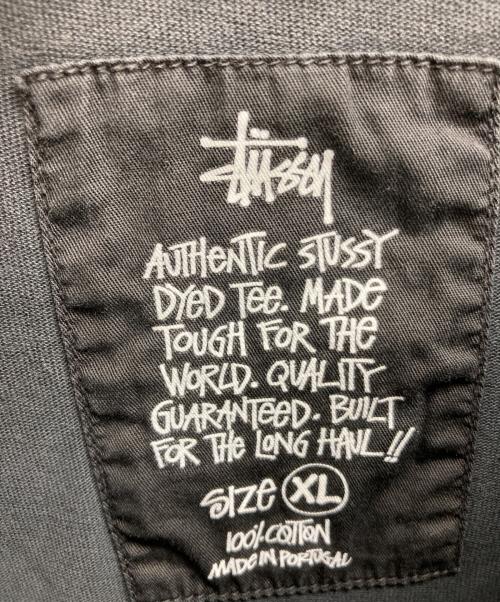 stussy（ステューシー）stussy (ステューシー) GARMENT DYED SS TEE ブラック サイズ:XLの古着・服飾アイテム